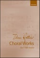 John Rutter Choral Works for TTBB Choirs TTBB Choral Score cover